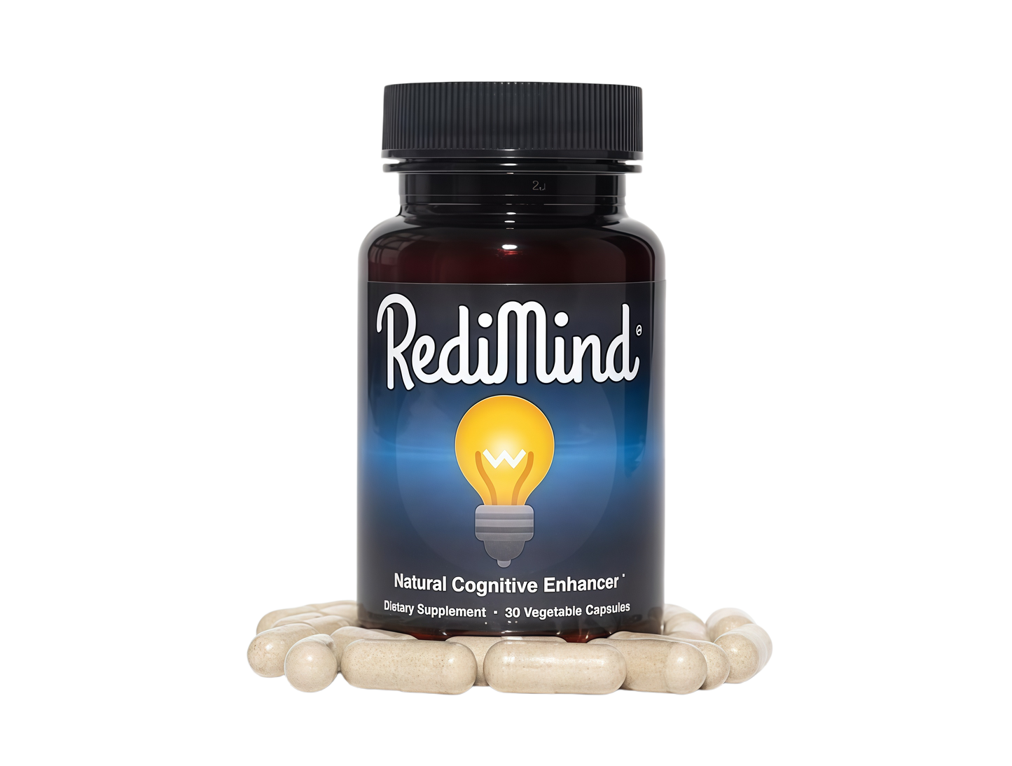 RediMind - Natural Cognitive Enhancement Supplement Capsule - Non-GMO, Vegan, Gluten-Free