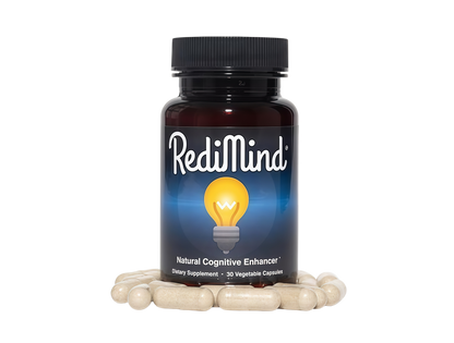 RediMind - Natural Cognitive Enhancement Supplement Capsule - Non-GMO, Vegan, Gluten-Free