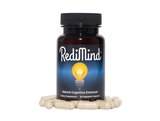 RediMind - Natural Cognitive Enhancement Supplement Capsule - Non-GMO, Vegan, Gluten-Free